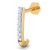 J Shape Nose Pin