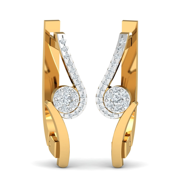 Crofted Hand Hoop Earrings
