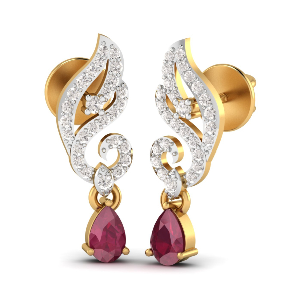 Star Enamoured Drop Earrings