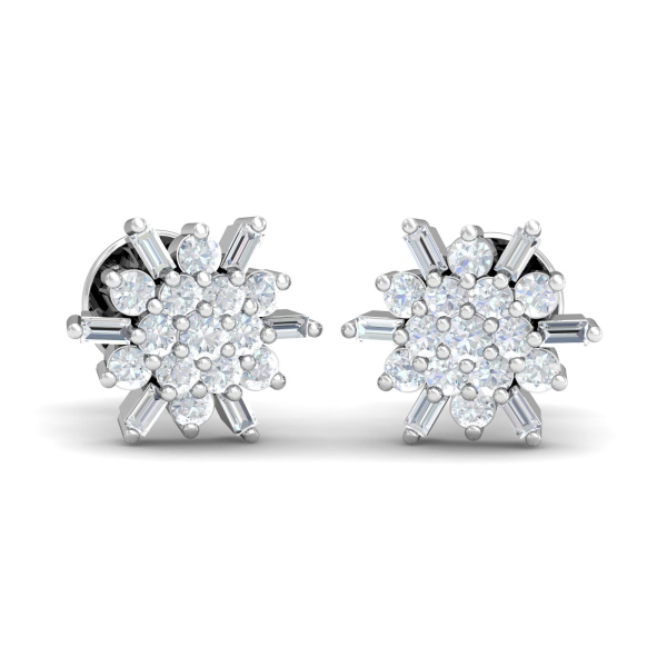 Bodoni Club Stud Earrings