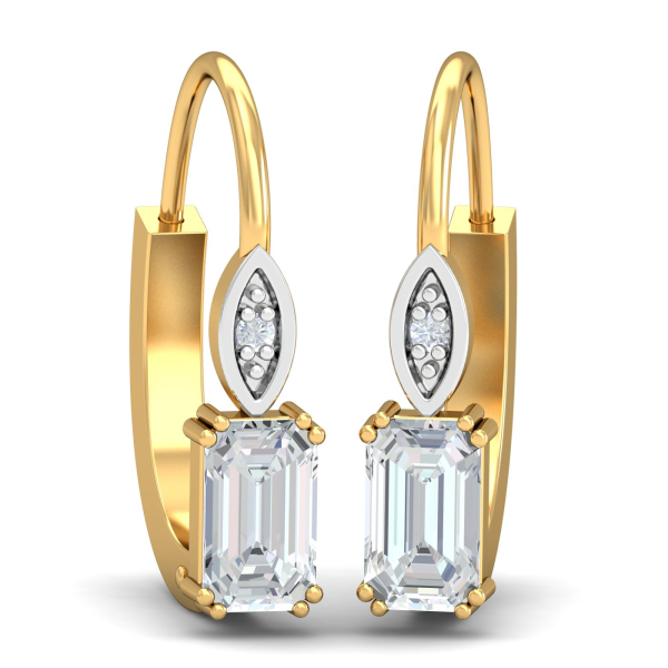 Meridian White Sapphire Hoops