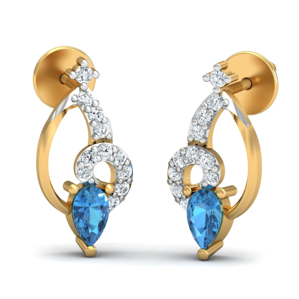 Imperial Topaz Stud Earrings