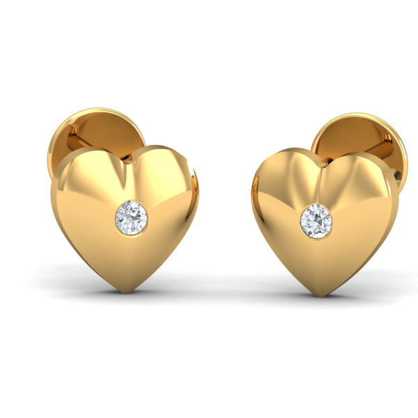 Cheeky Heart Stud Earrings