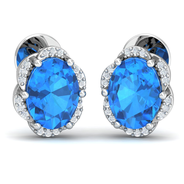 Calm Topaz Earrings
