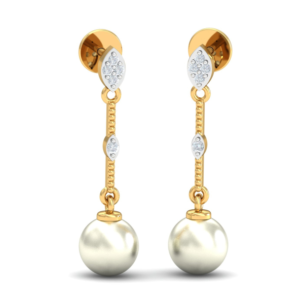 Dangling Pearl Earrings