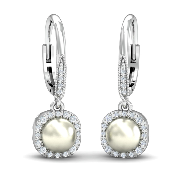 British Carcass Pearl Earrings