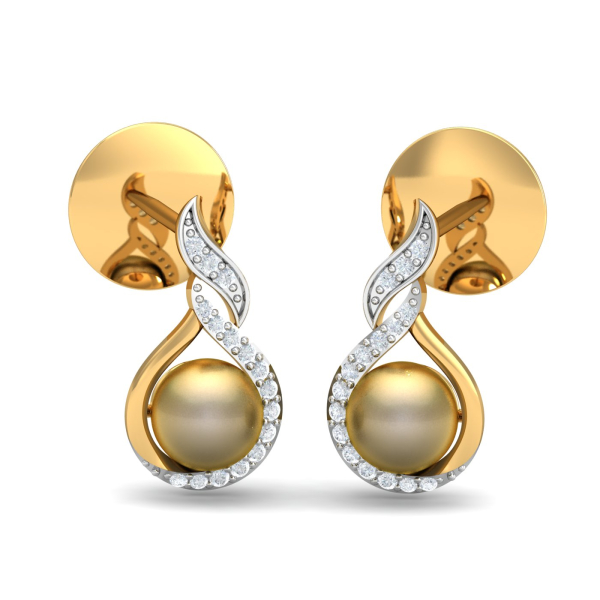 Flaming Pearl Earrings