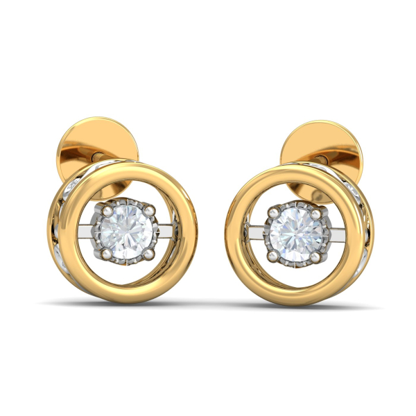 Daphne Solitaire Stud Earrings