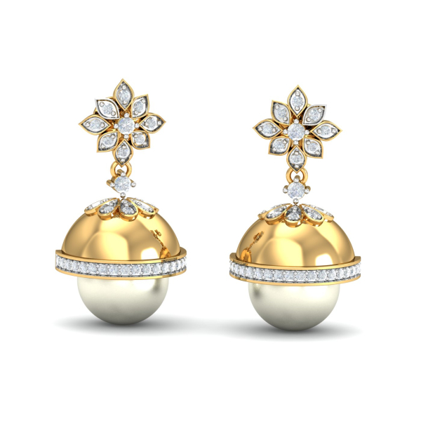 Rani Studded Jhumka Earrings