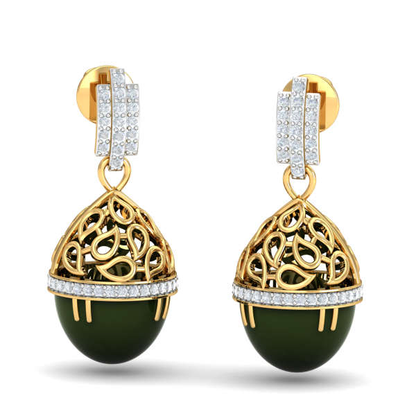 Diana Onyx Filigree Earrings