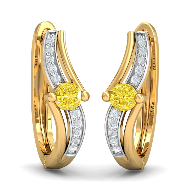 Claudia Sapphire Hoops