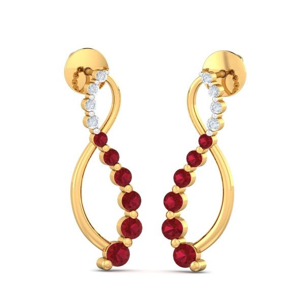 Annia Ruby Earrings