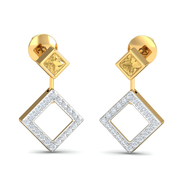 Adina Yellow Drop Earrings