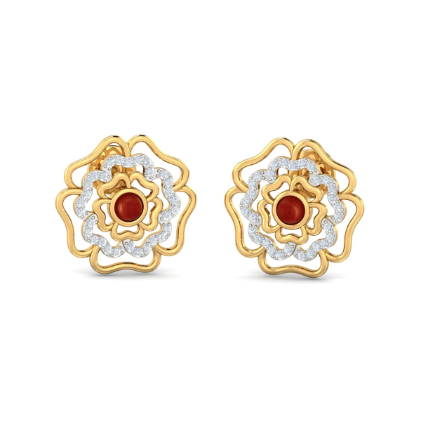 Maisha Coral Earrings