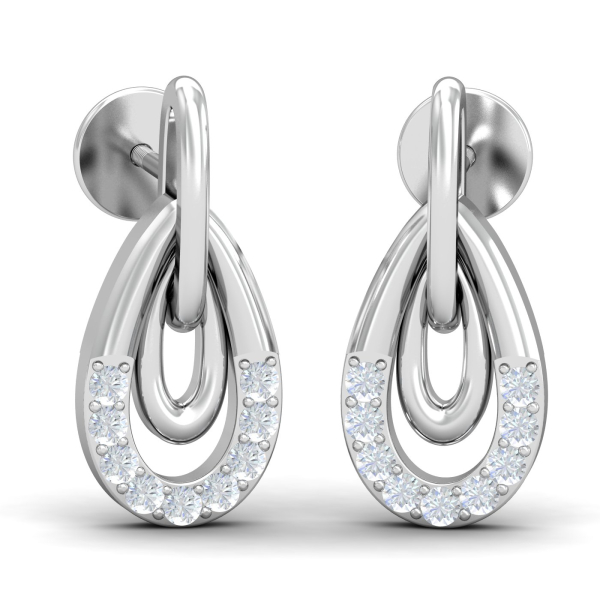 Inner Loop Gold Stud Earring