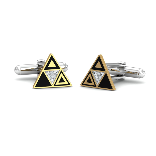 Tridzy Triangles Cufflinks