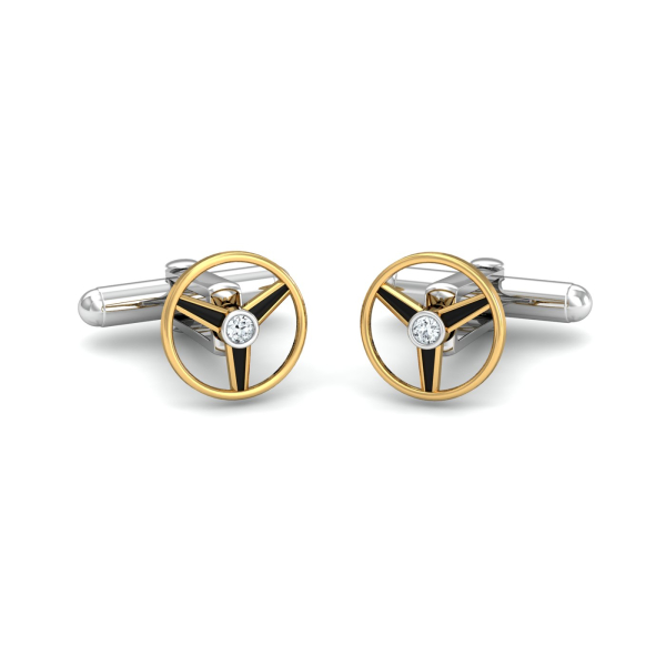 Round Star Cufflinks