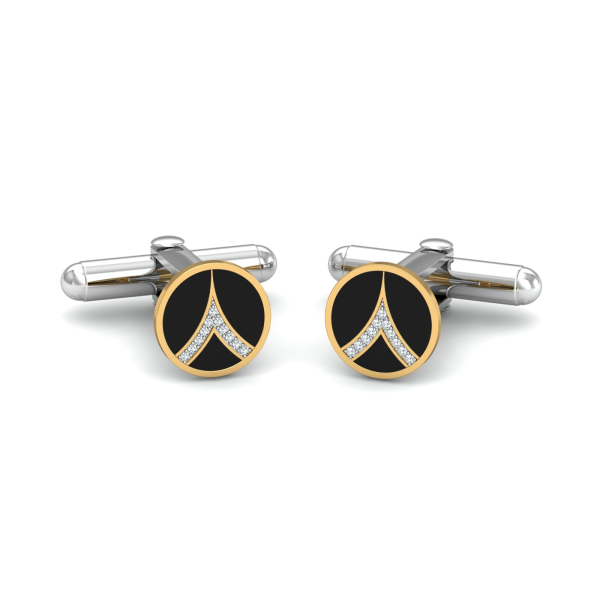 Vertex Round Cufflinks