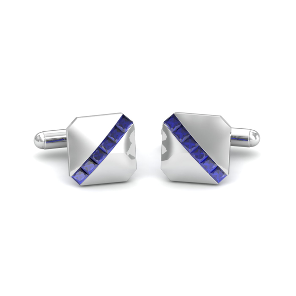 Elijah Sapphire Cufflinks