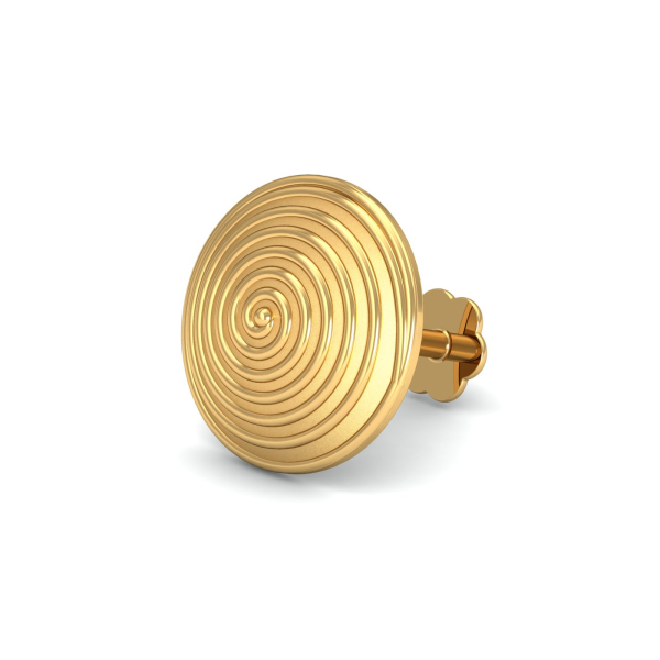 Spiral Gold Nose Stud