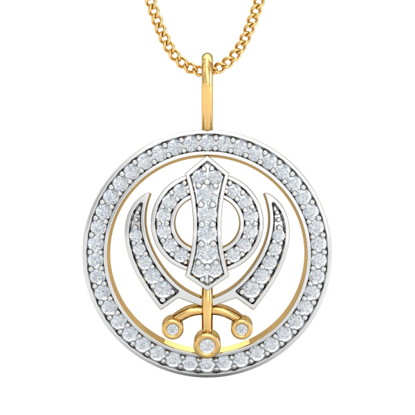 Khanda Ik Onkar Pendant
