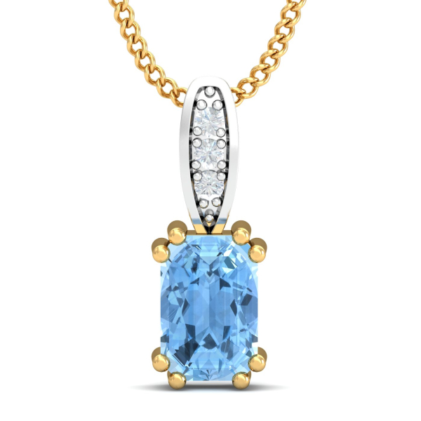 Meridian Aquamarine Pendant