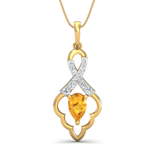 Mediaeval Citrine Pendant