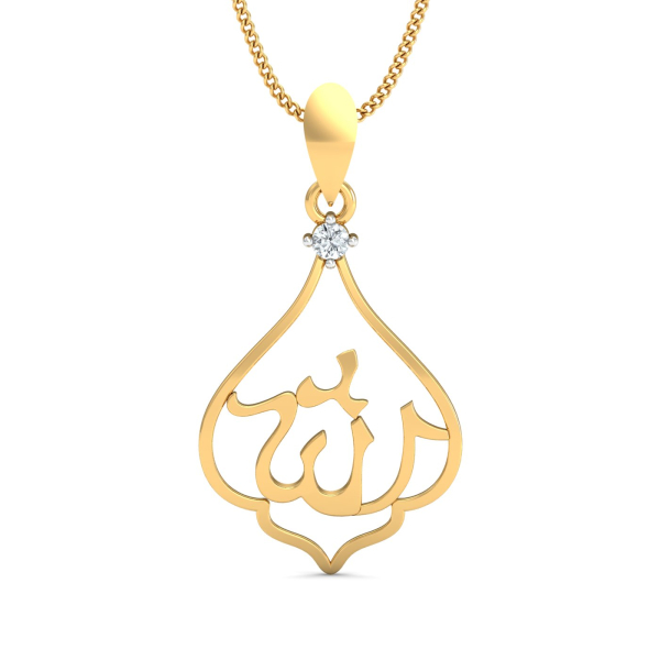 Allah Diamond Pendant