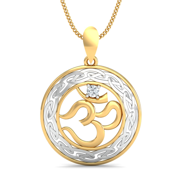 Filigree Om Pendant