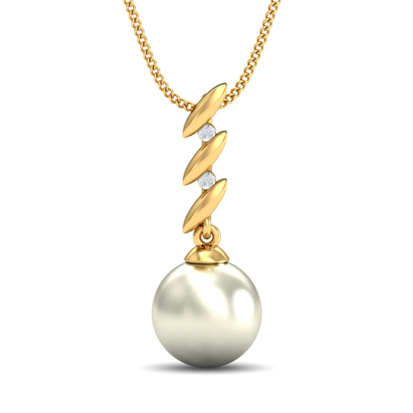 Ringlet Pearl Pendant
