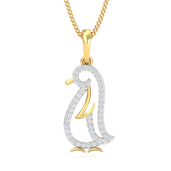 Penguin Diamond Pendant