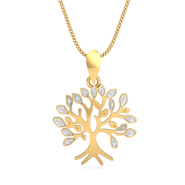 Go-Gold Tree Pendant