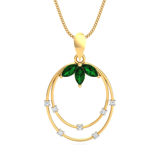 Emerald Traditional Pendant