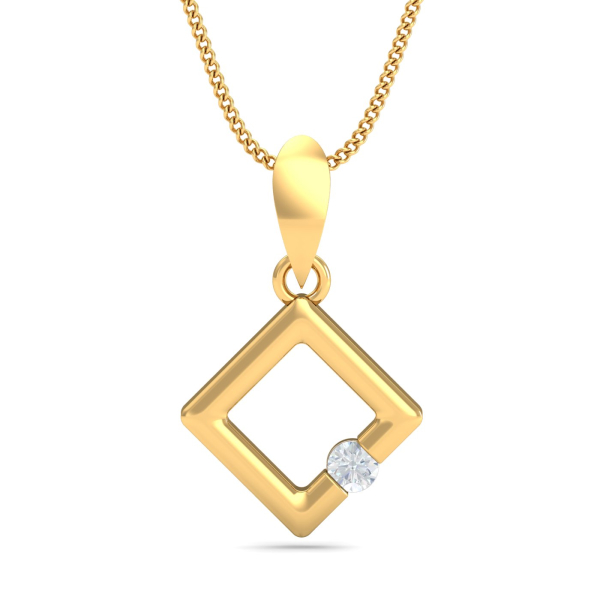 Elegant Rhombus Pendant
