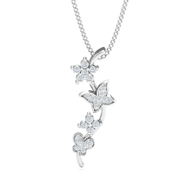 Flutter & Floral Pendant