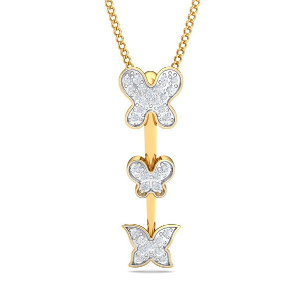 Triple Butterfly Pendant