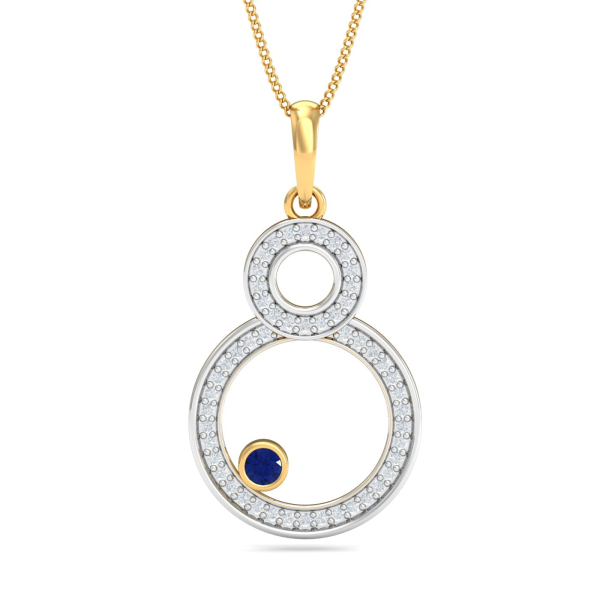Studded Eight Pendant