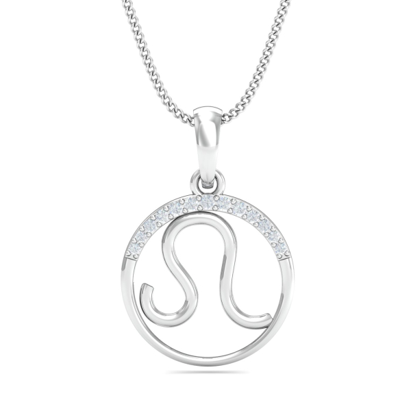 Leo Zodiac Gold Pendant