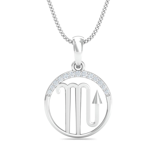 Scorpio Zodiac Gold Pendant