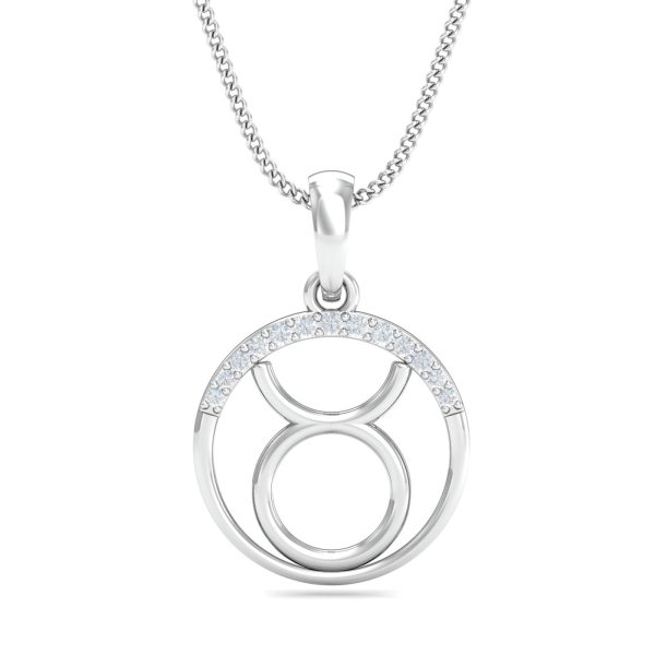 Taurus Zodiac Gold Pendant