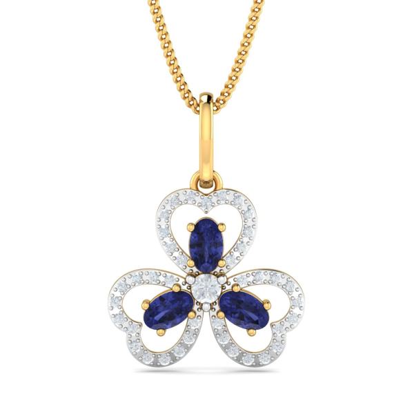 Heart Tanzanite Pendant