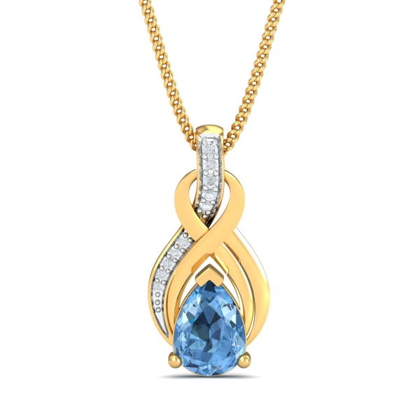 Faddie  Aqua Pendant