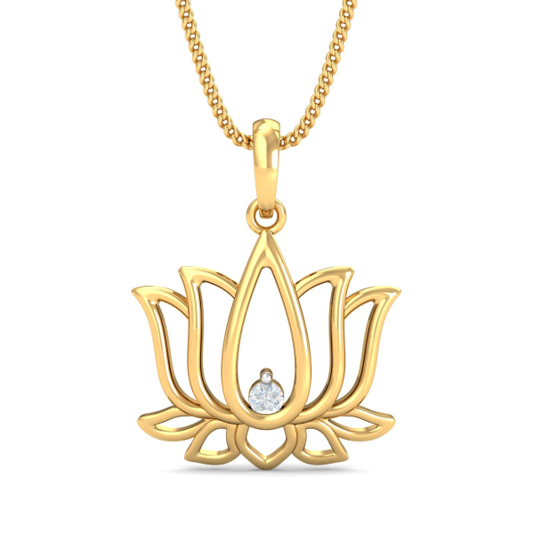 Kamal Gold Pendant