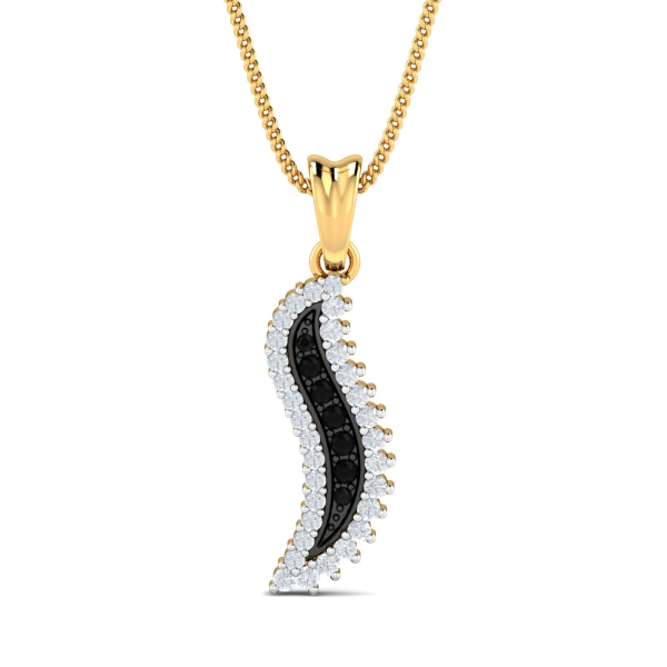 Almas Black Diamond Pendant