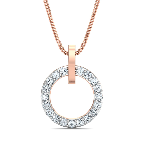Halo Diamond Pendant