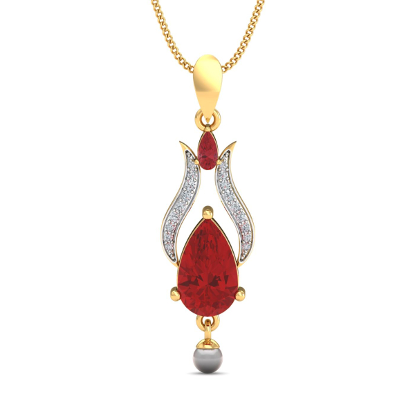 Ardeur Tourmaline Pearl Pendant