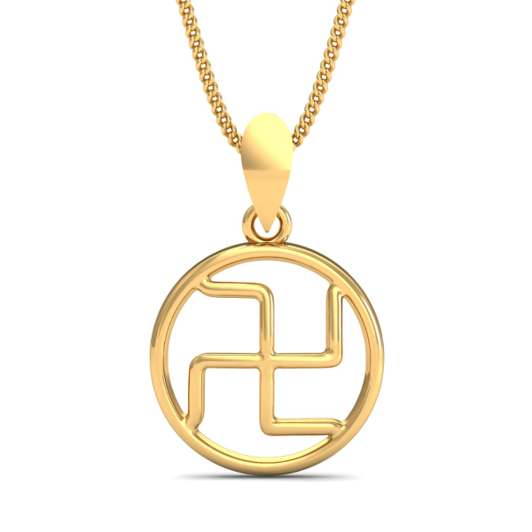 Sauwastika Gold Pendant