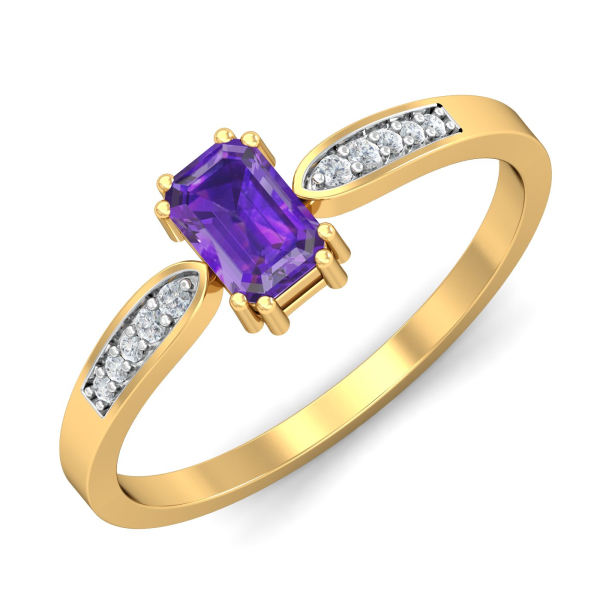 Meridian Amethyst Ring