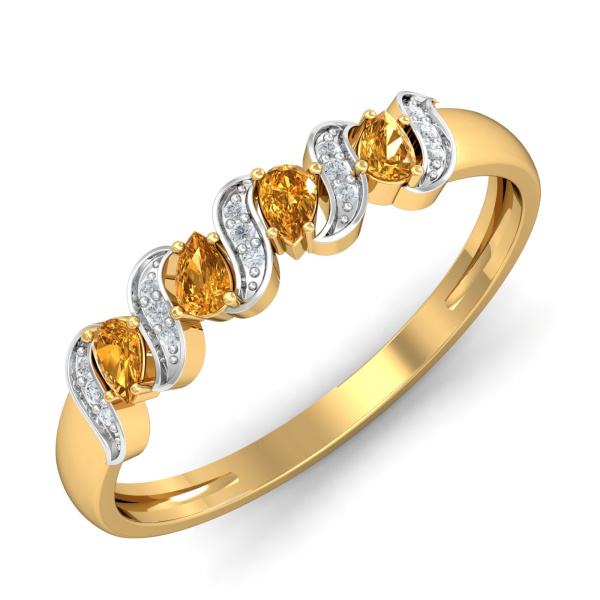 Candice Citrine Ring