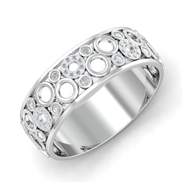 Bubbles Diamond Band